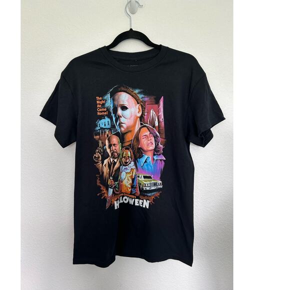 Halloween Michael Myers Graphic Tee in Black - M - Picture 1 of 3